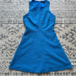 Banana Republic Textured Blue Mini Dress